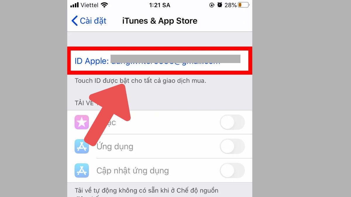 Hủy gia hạn ứng dụng trên App Store bằng iPhone - Bước 2